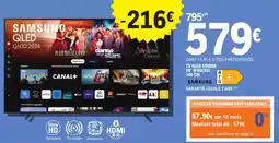E.Leclerc Drive TV QLED 55Q60D 55 POUCES SAMSUNG offre