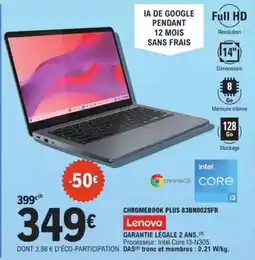 E.Leclerc Drive CHROMEBOOK PLUS 83BN002SFR Lenovo offre