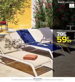 Cora x Carrefour Bain de soleil Tello offre