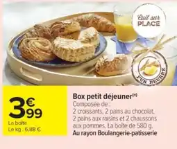 Cora x Carrefour Box petit déjeuner offre