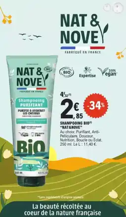 E.Leclerc Drive Shampooing bio nat&nove offre
