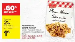 Cora x Carrefour BONNE MAMAN Petits biscuits offre