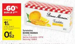 Cora x Carrefour BONNE MAMAN Tartelettes offre