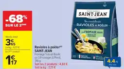 Cora x Carrefour SAINT-JEAN Ravioles à poêler offre