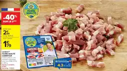 Cora x Carrefour Lardons filière qualité carrefour offre