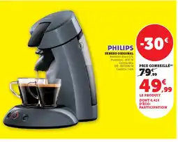 Super U PHILIPS Senseo original offre