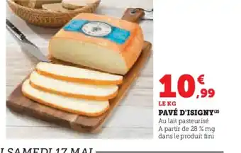 Hyper U Pavé d'isigny offre