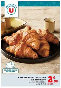 Hyper U Croissants sélection u offre