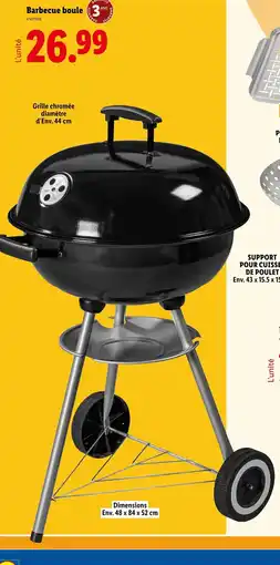 Lidl Barbecue boule offre