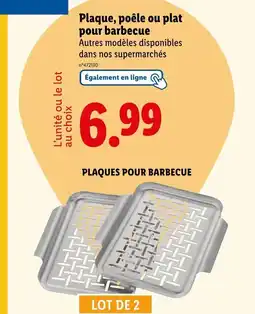 Lidl Plaque, poêle ou plat pour barbecue offre