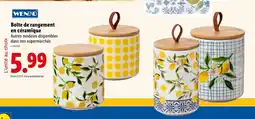 Lidl WENKO Boîte de rangement en céramique offre