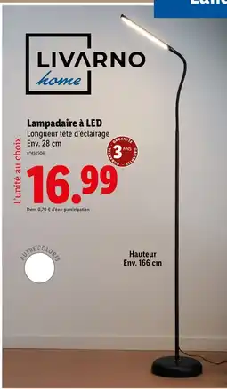Lidl LIVARNO Lampadaire à LED offre