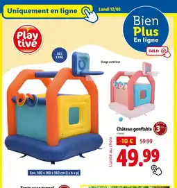Lidl Château gonflable offre