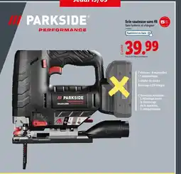 Lidl PARKSIDE Scie sauteuse sans fil offre