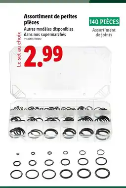 Lidl Assortiment de petites pièces offre