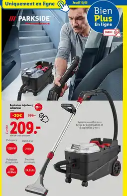 Lidl PARKSIDE Aspirateur injecteur / extracteur offre