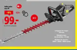 Lidl Taille-haies sans fil offre
