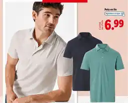 Lidl Polo en lin offre