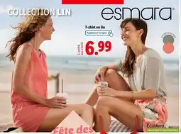 Lidl ESMARA T-shirt en lin offre
