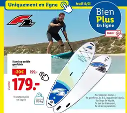 Lidl Stand up paddle gonflable offre