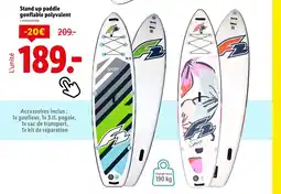 Lidl Stand up paddle gonflable polyvalent offre
