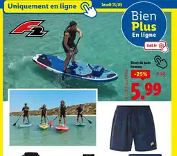 Lidl Short de bain homme offre