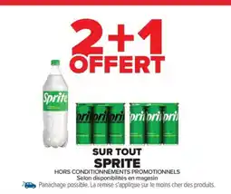 Carrefour Drive SPRITE Sur tout offre