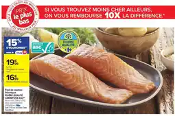 Carrefour Drive Pavé de saumon Atlantique offre