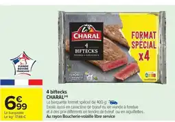 Carrefour Drive CHARAL 4 bifstecks offre