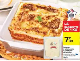 Carrefour Drive Lasagnes à la bolognaise offre