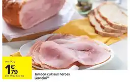 Carrefour Drive Jambon cuit aux herbes offre