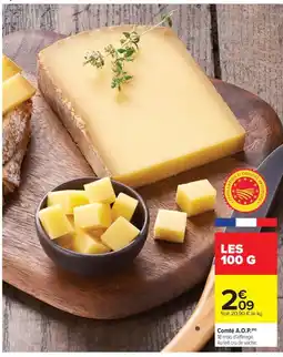 Carrefour Drive Comté A.O.P. offre