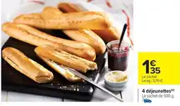 Carrefour Drive 4 déjeunettes offre