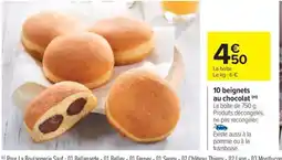 Carrefour Drive 10 beignets au chocolat offre