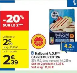 Carrefour Drive CARREFOUR EXTRA Halloumi A.O.P. offre