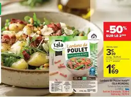 Carrefour Drive ISLA MONDIAL Lardons de Poulet Halal offre