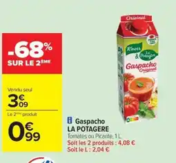 LA POTAGERE Gaspacho