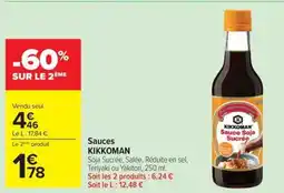 Carrefour Drive KIKKOMAN Sauces offre