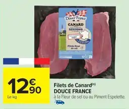 Carrefour Drive DOUCE FRANCE Filets de Canard offre