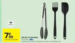Carrefour Drive Set de 3 ustensiles offre