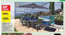 Carrefour Drive Parasol excentré Ronda 350 offre