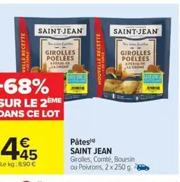 Carrefour Drive SAINT-JEAN Pâtes offre