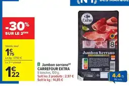 Carrefour Drive CARREFOUR EXTRA Jambon serrano offre