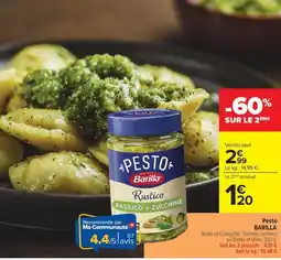 Carrefour Drive BARILLA Pesto offre