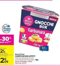 Carrefour Drive CARREFOUR BON APPÉTIT Gnocchi box offre
