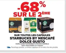 Carrefour Drive STARBUCKS BY NESCAFÉ Sur toutes les capsules offre