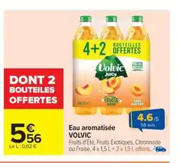 Carrefour Drive VOLVIC Eau aromatisée offre