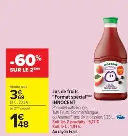 Carrefour Drive INNOCENT Jus de fruits Format special offre