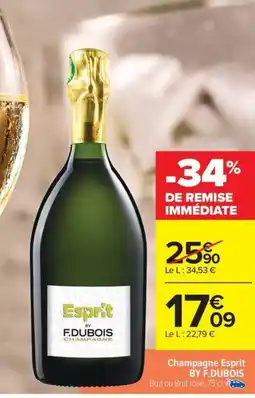 Carrefour Drive BY F.DUBOIS Champagne Esprit offre