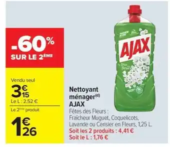 Carrefour Drive AJAX Nettoyant ménager offre